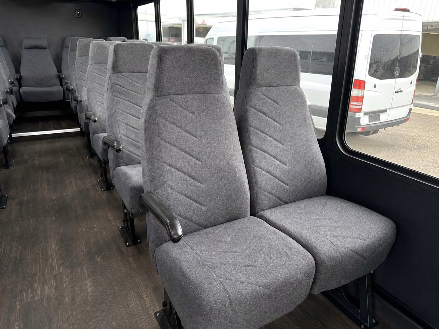 15 passenger minibus inside