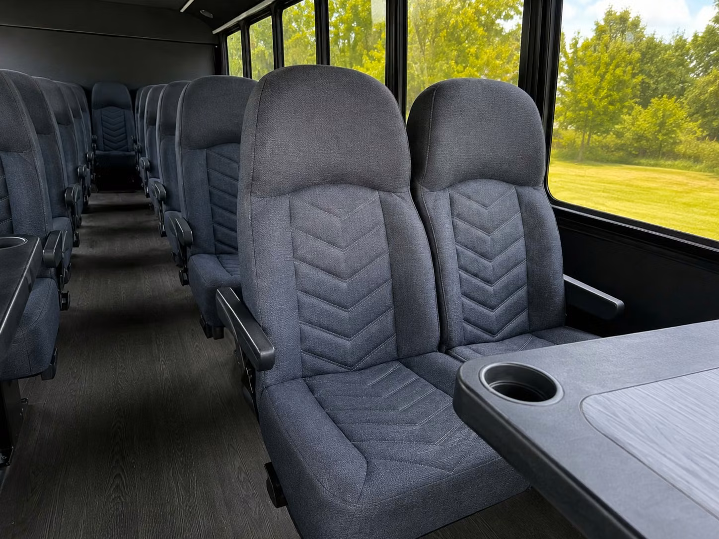 20 passenger minibus inside