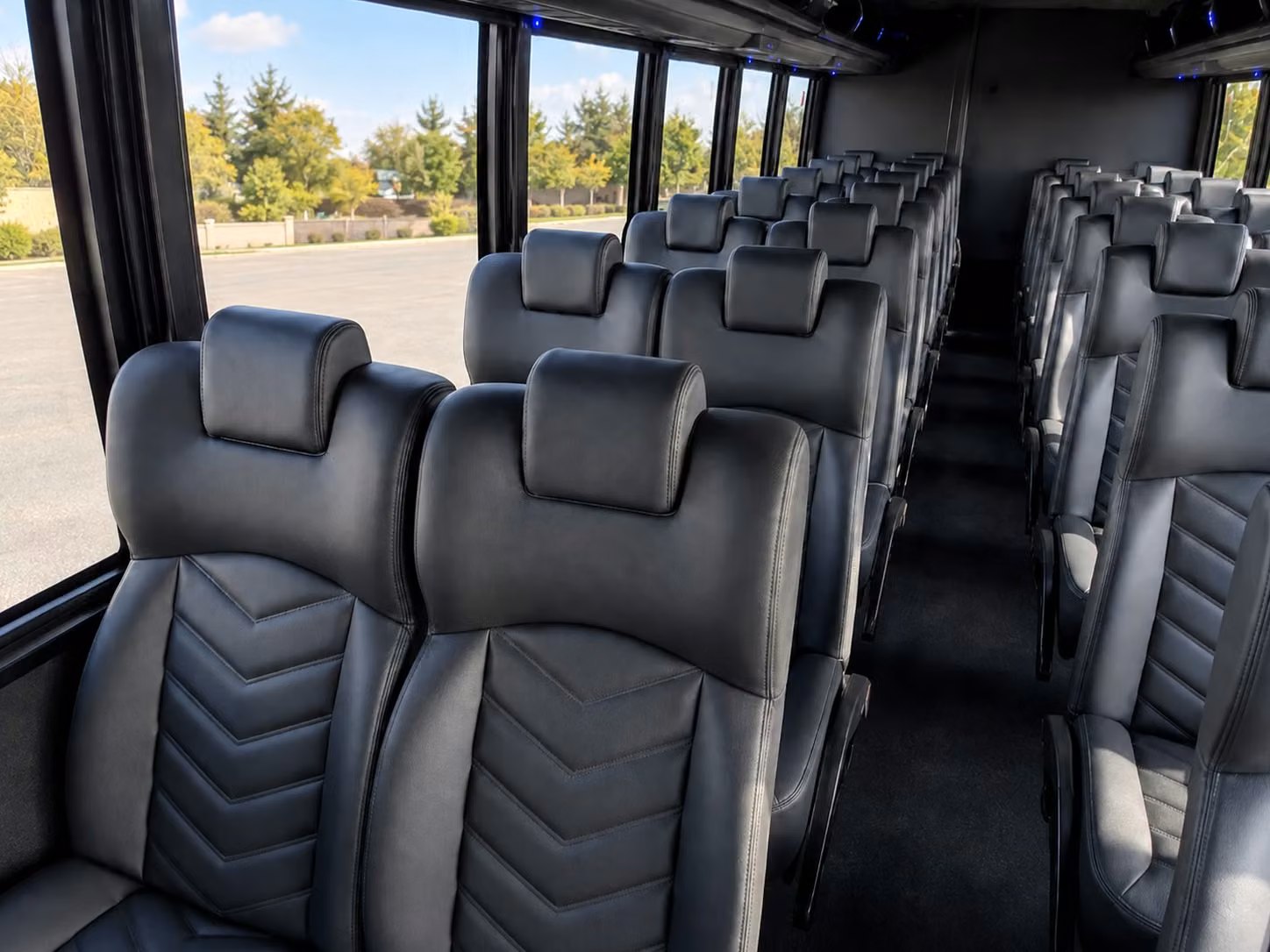 20 passenger minibus interior