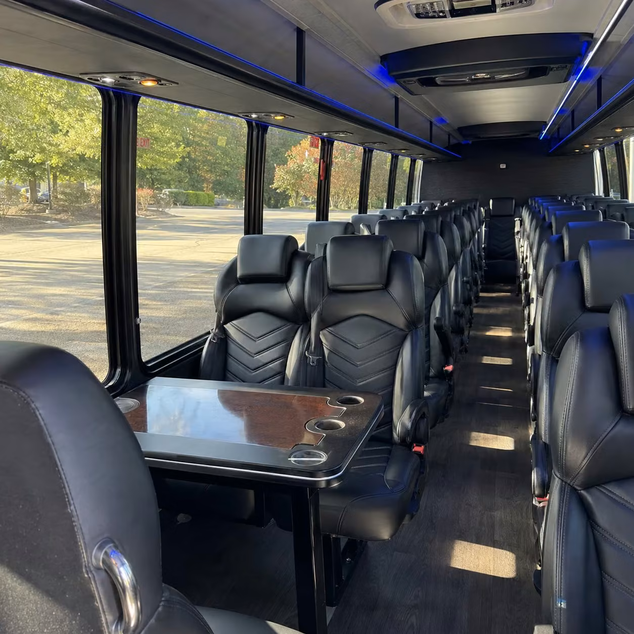 30 passenger minibus interior