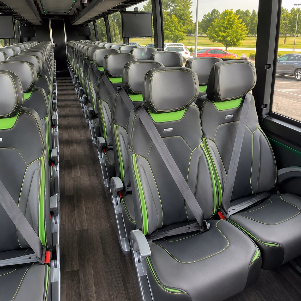 paterson charter bus interior gallery