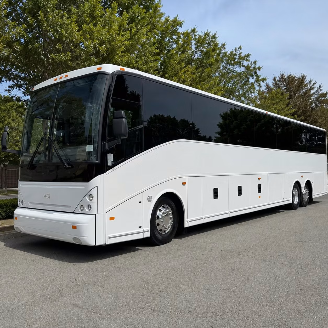 paterson charter bus rental exterior