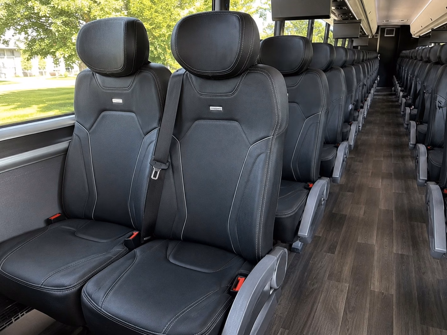 paterson charter bus rental inside