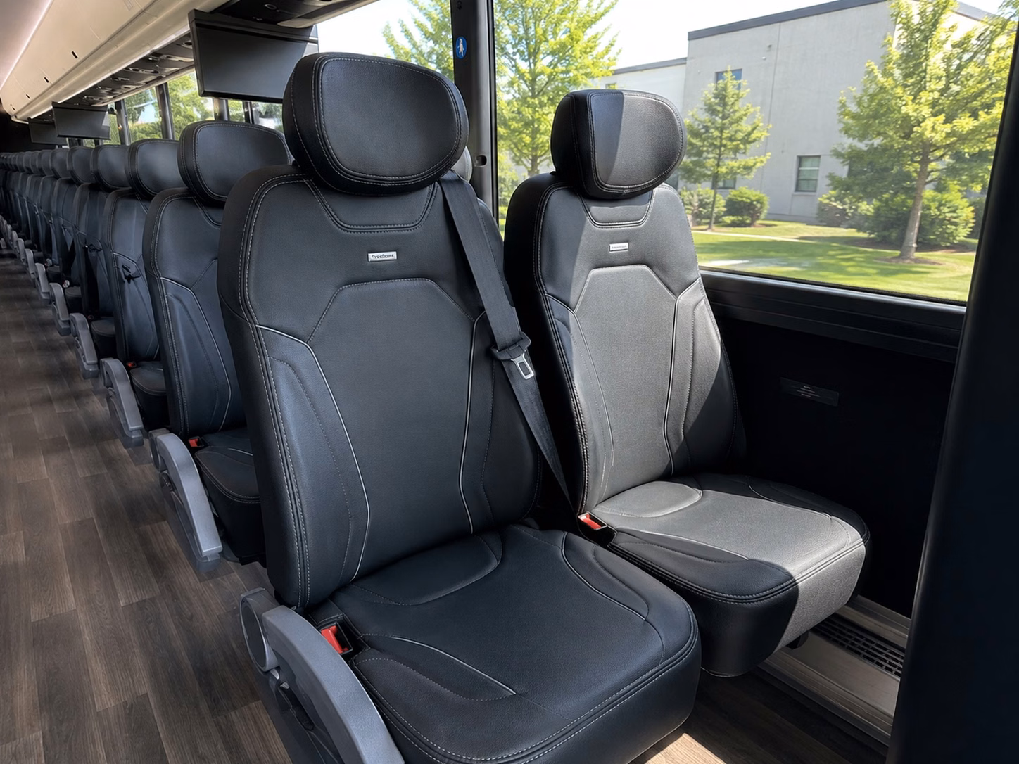 paterson charter bus rental interior
