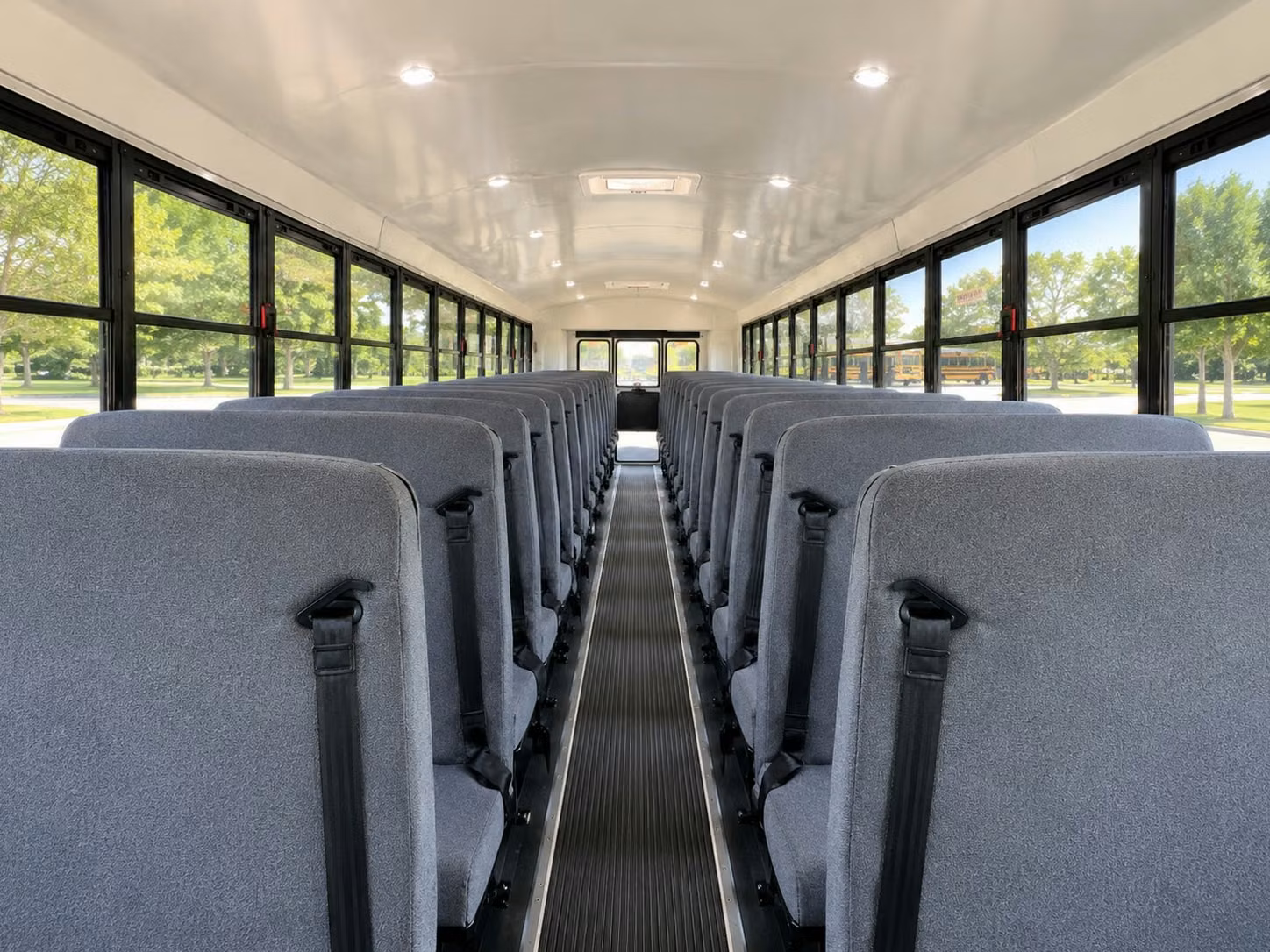 school bus interior
